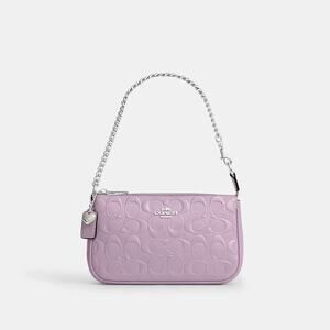 B1-10 Coach Nolita 19 #CCZ27 Light Violet Signature Patent Leather W/Heart